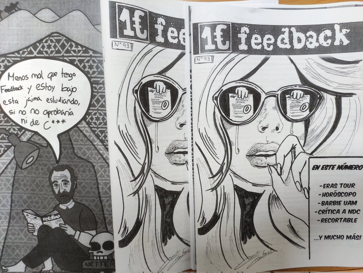 'Been there, done that' 
Preparen sus euritos, que el nuevo número de Feedback está a punto de salir 🤘🏻