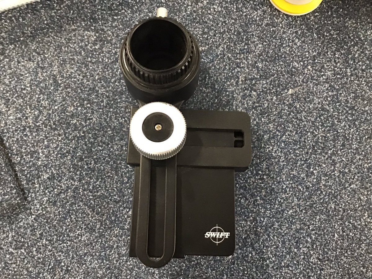 mrsjmasters's tweet image. One of my Y12s brought in his toy to show me - handy bit of kit which attaches to microscope eye piece which holds your phone. He had some amazingly clear images. 

I think this might be the link:

amazon.co.uk/Smartphone-Ada…