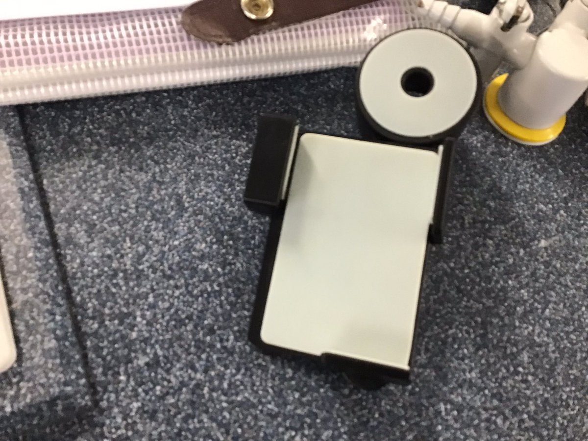 mrsjmasters's tweet image. One of my Y12s brought in his toy to show me - handy bit of kit which attaches to microscope eye piece which holds your phone. He had some amazingly clear images. 

I think this might be the link:

amazon.co.uk/Smartphone-Ada…