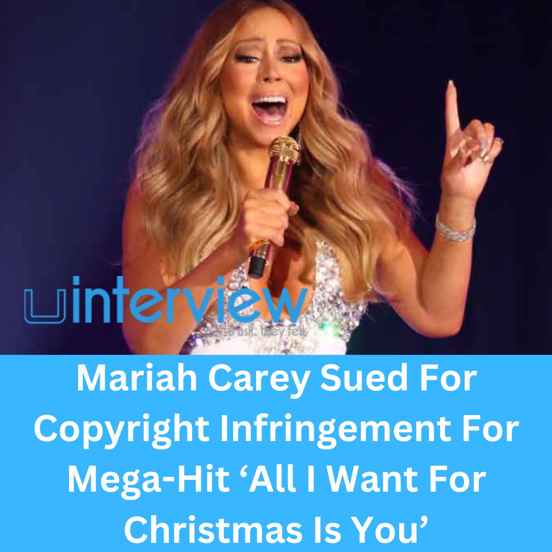 uinterview's tweet photo. On Monday, a musician filed suit against Mariah Carey for $20 million in a California court, alleging her hit holiday song “All I Want for Christmas Is You” infringed on his copyright.
Full Story Here: https://t.co/7CjNu7NzwW
#mariahcarey #andystone #thevaliants #christmas https://t.co/UyOkvvxzqR