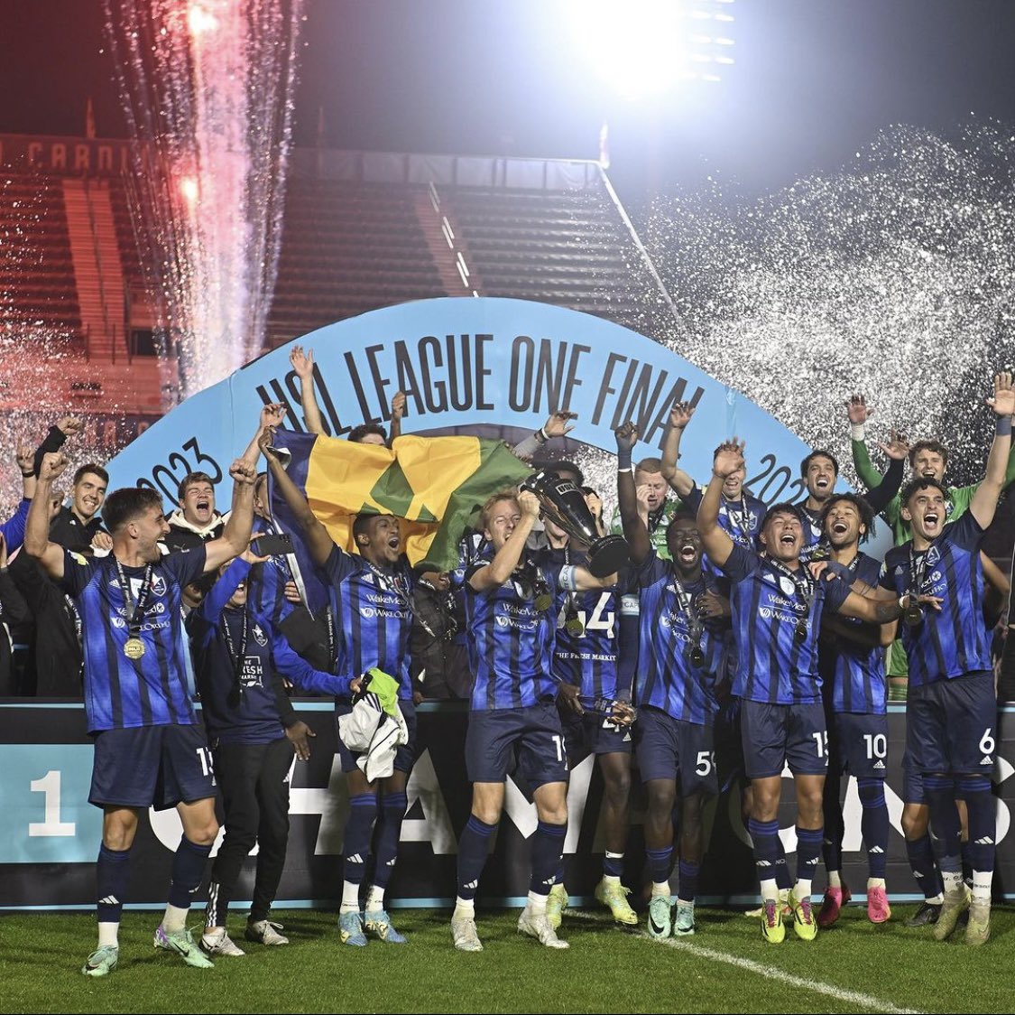 ReiverSoccer's tweet photo. Congratulations to Former Reiver @goufernandes10 on winning the @USLLeagueOne final with @NorthCarolinaFC βοΈ
See you all in the @USLChampionship next year π
#ReiversInThePros #SailsUp #RFCTV https://t.co/EckLyaayx6