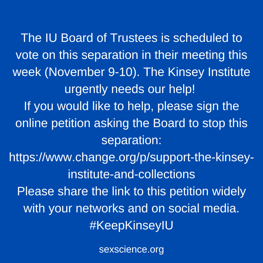 Sign the petition now to #SaveKinsey #KeepKinseyIU chng.it/nY97XXQF