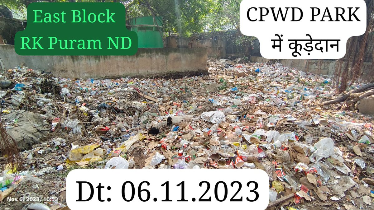 MRSPRASAD52's tweet photo. #SwachhataHiSeva #DGCPWD #HARDEEPSPURI 
दिवाली के शुभ अवसर पर @SwachhBharatGov के अंतर्गत स्वच्छ दिवाली शुभ दिवाली बहुत अच्छा अभियान है
बेहतर हो यदि स्वच्छता अभियान के अंतर्गत सफाई के साथ-साथ #EastBlkRKPuramND में  प्रदूषण के कारणों को भी दूर करने के लिए Please visit &amp; intervene https://t.co/ZegWkK1e0y