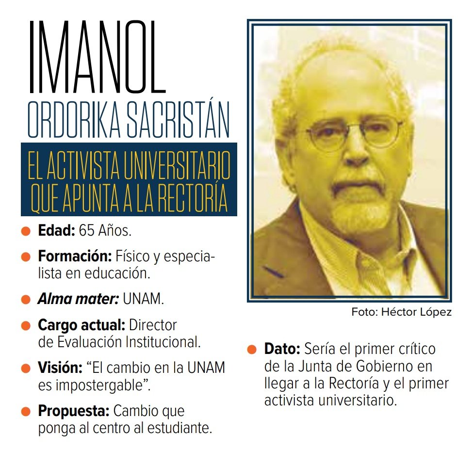 #CambiarUNAMya

Imanol Ordorika, activista universitario que apunta a la Rectoría.

Información de <a href="/Excelsior/">Excélsior</a>

👇🏽

bit.ly/3QqsylE