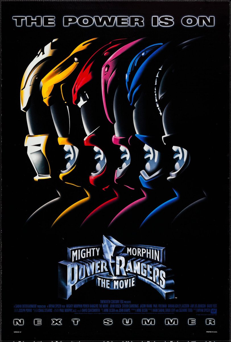 TeaserArchive's tweet photo. Mighty Morphin Power Rangers: The Movie (1995)
(Suggested by @NoisyPaperDragN) https://t.co/zhqoevrg9F