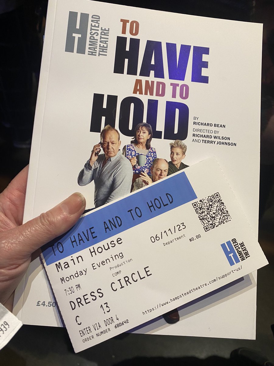 Press night #hampsteadtheatre