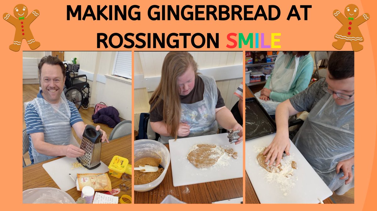DayDoncaster's tweet photo. It was biscuit week at Rossington SMILE, who have been getting creative in the kitchen and made some seasonal gingerbread!
The whole SMILE smelled amazing and so wintery. The gingerbread biscuits will go lovely with a latte!
#GingerBread
#CreativeBakes
#GBBO2023 https://t.co/D53vmVaU9V