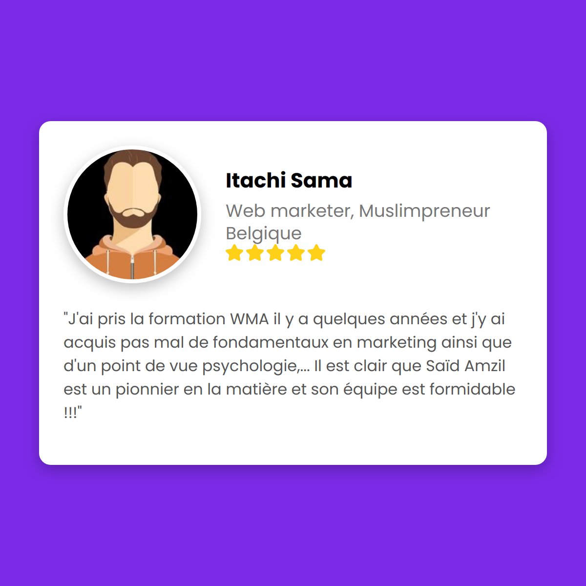 ❤️ Feedback signé Itachi Sama