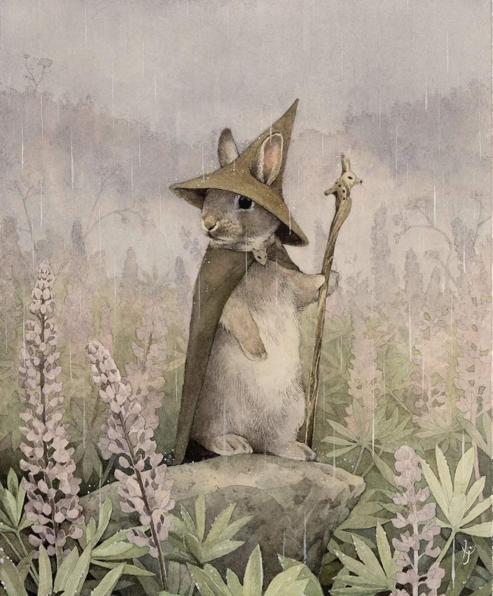 TitaniasRealm's tweet photo. Some bunnies are wizards 

Art by Lily Seika Jones https://t.co/WKkcOZPgfI