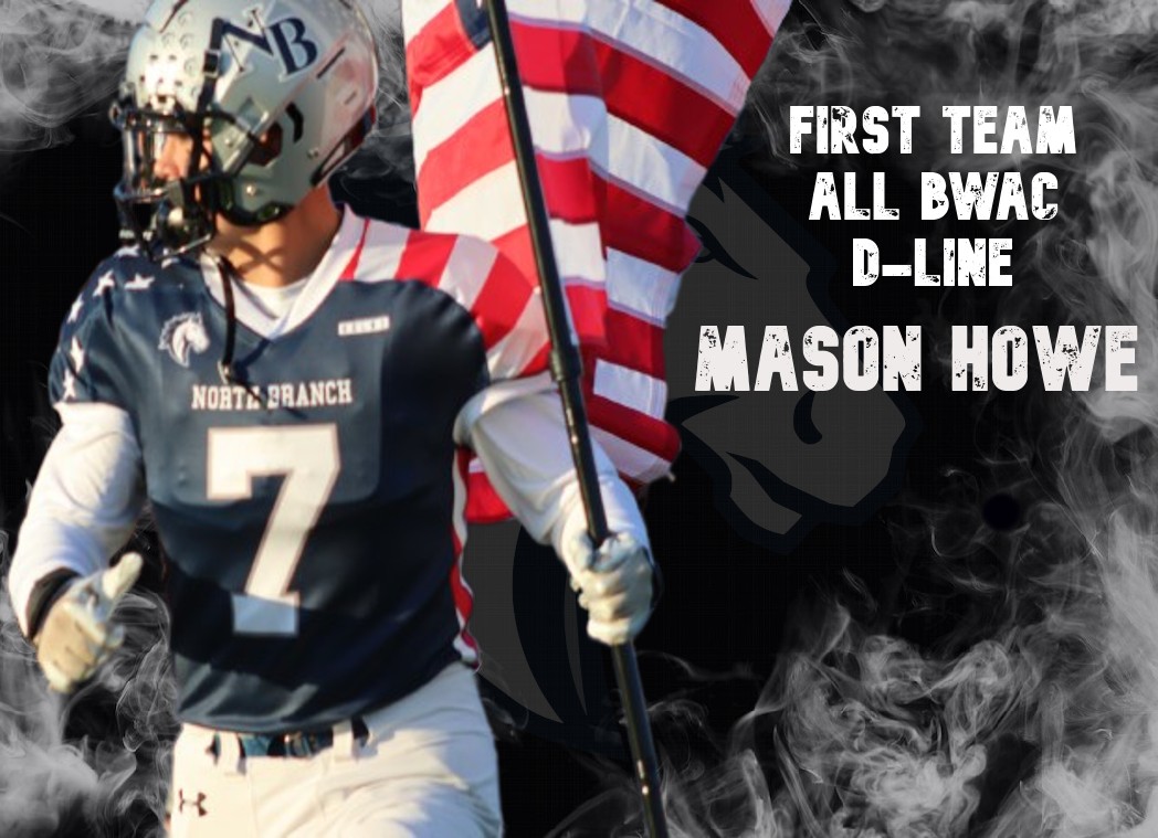 Congrats to <a href="/MasonHowe15/">Mason Howe</a> for being named First Team ALL BWAC Defense D-End
