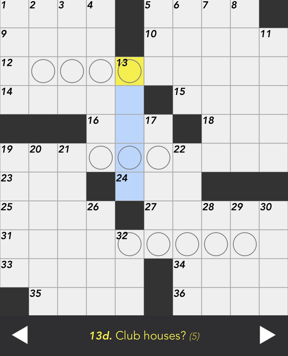 tonight's puzzle is by <a href="/kelngud/">Kelly Nguyen Dickson</a>, with the intriguing title "Element of Surprise"! we'd also like to offer some important advice: don't trust atoms... they make up *everything* ⚛️