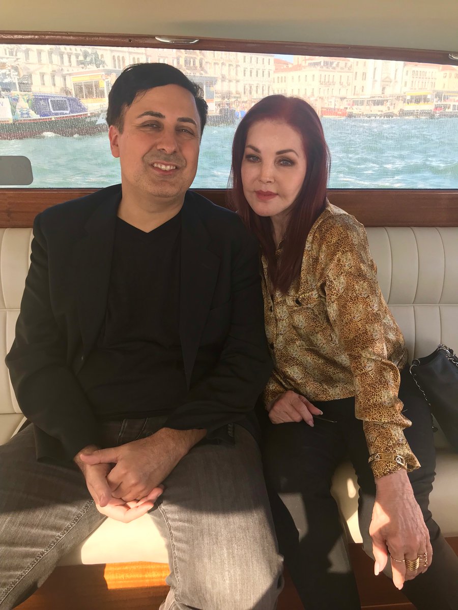 My recent trip to Venice, Italy with Priscilla Presley, Elvis Presley‘s wife & Michael Jackson’s mother-in-law. I took her to the premiere of her movie Priscilla, which is out in theaters now.