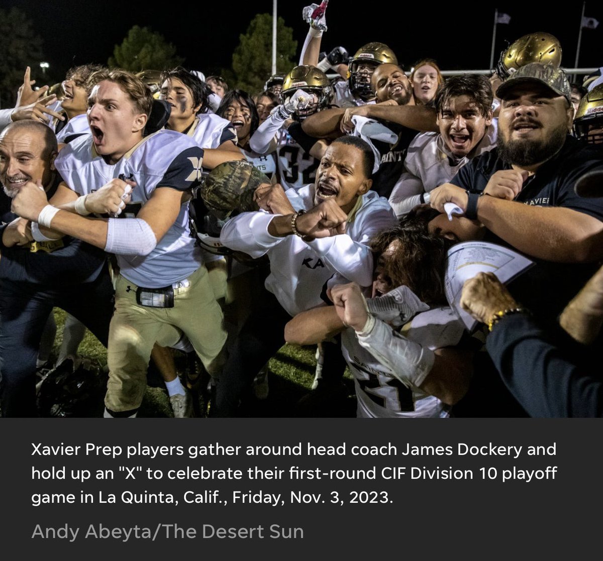 Biggest game of the season. Playoff game one☑️against LQ. Kennedy here we come!