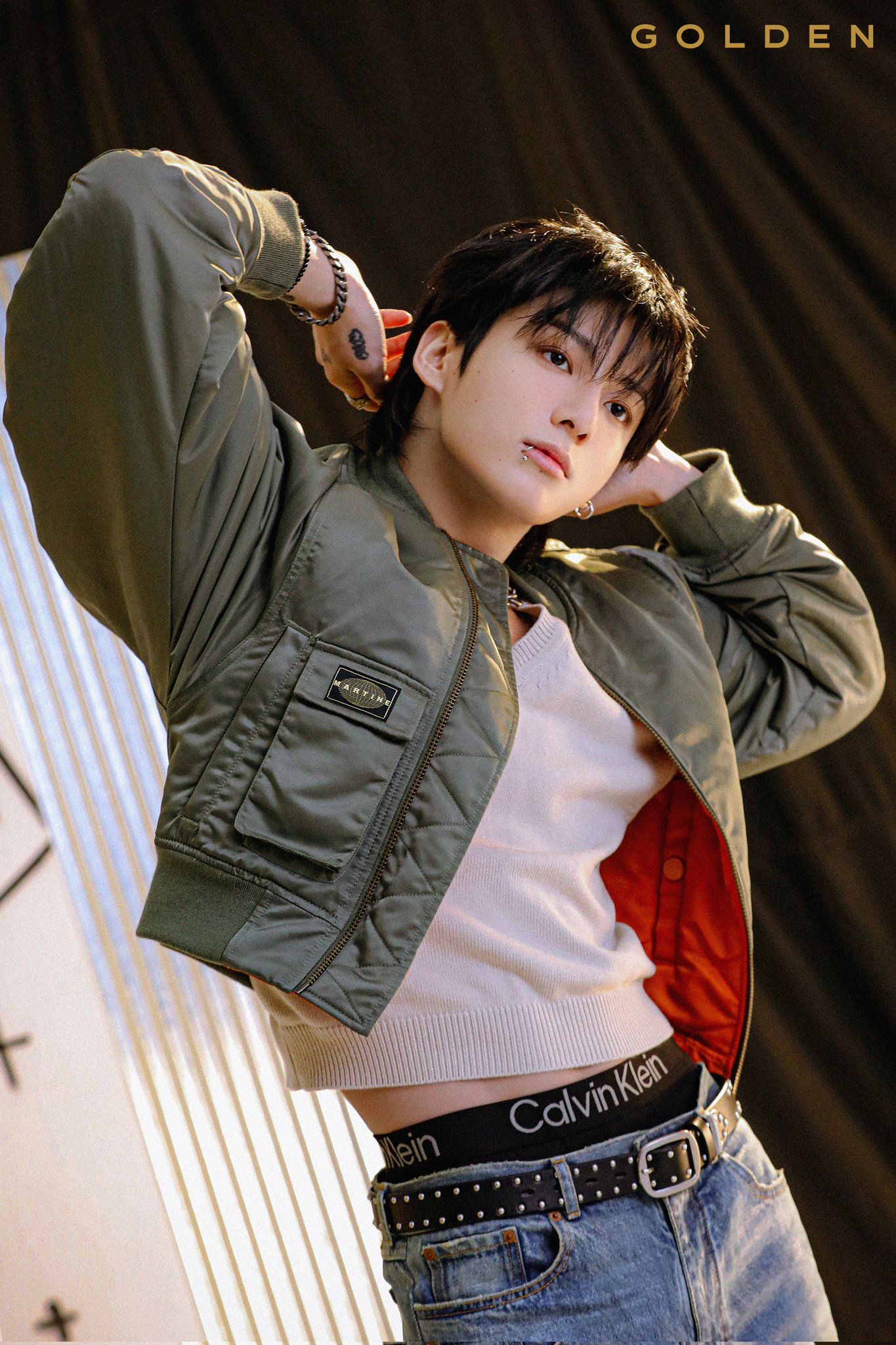 BTS☆JUNG KOOK ジョングク ボンバージャケットM 公式 アイドル