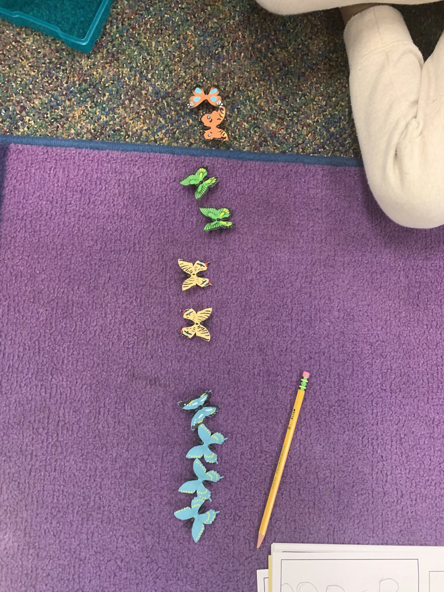 Mrs. Prince class working on counting collections. <a href="/PISDMathematics/">PISDMathematics</a> #pisdmathchat