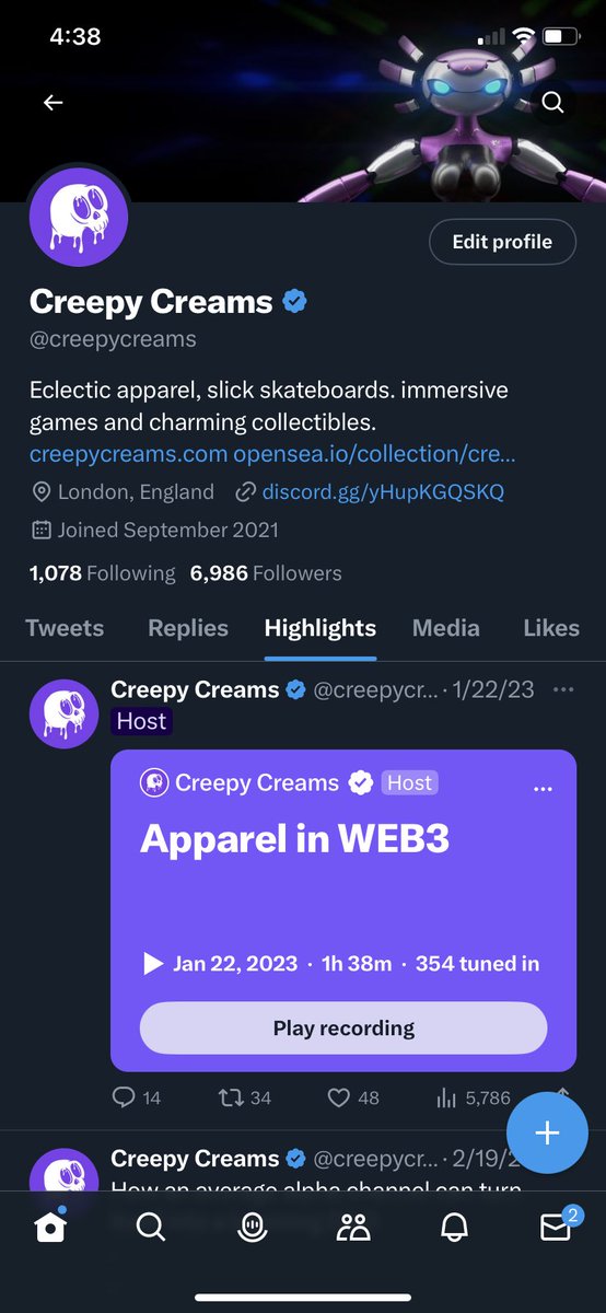 _johnvalentine_'s tweet photo. Would you prefer a spaces to be one of those pieces of content representing you?

Cool…. Make it a highlight https://t.co/mKcH4AVyrW