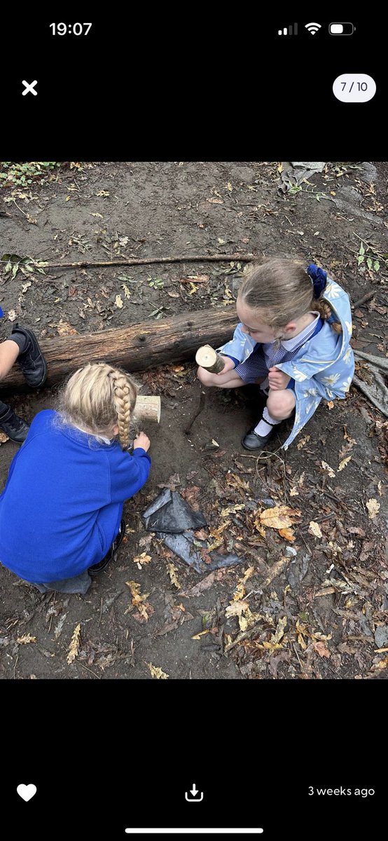 Year 2 have been loving their forestry sessions! Today, they learnt how to safely use hand drills and wooden mallets. Great job everyone ⭐️🌳

<a href="/GulcinSesli/">Gulcin Sesli</a> #forestry #outdoorlearning #teachersoftwitter