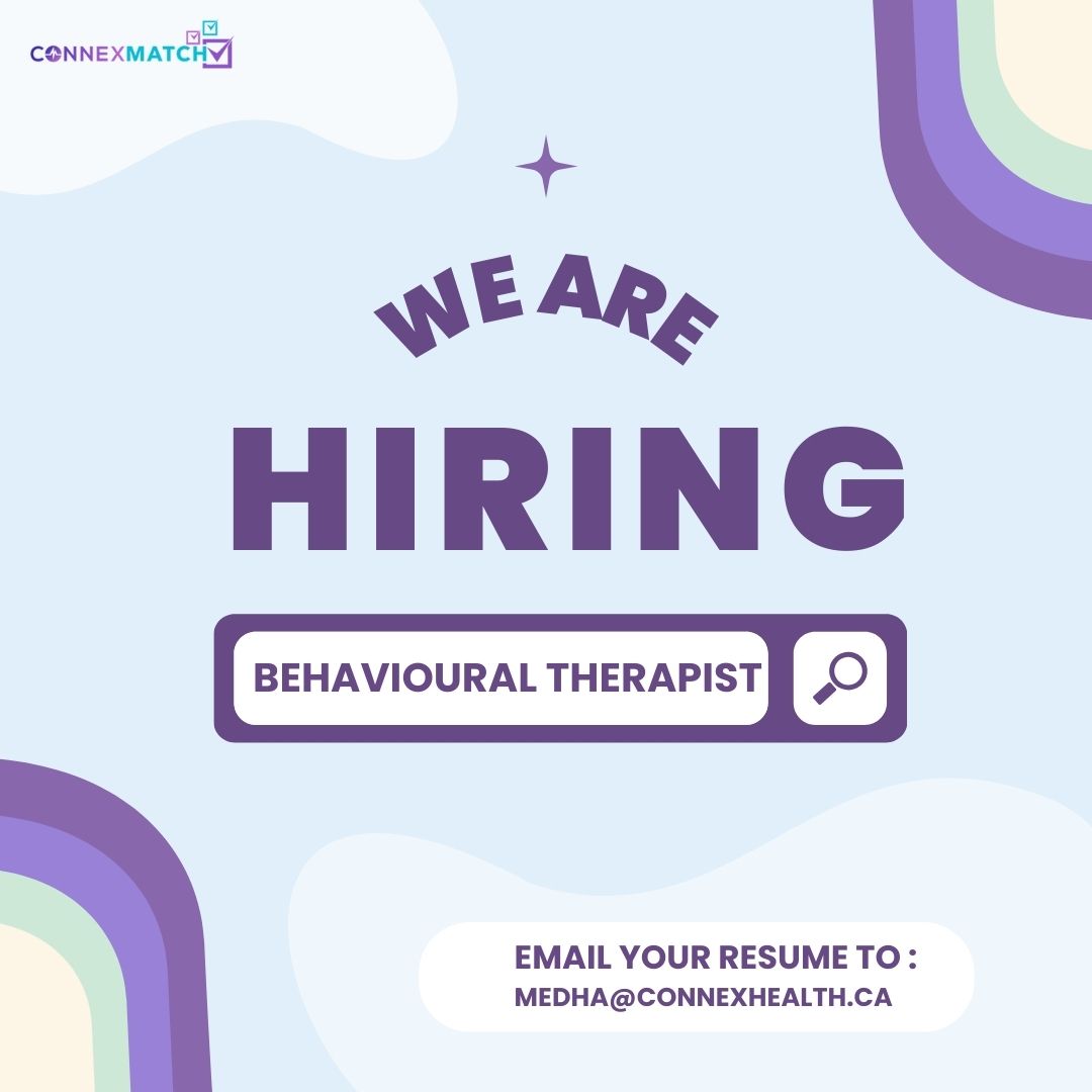 Connex_Health's tweet photo. Are you a Behavioural therapist and looking for work? Do you want to work according to your own schedule? Let's get in touch!

Email your resume to Medha@connexhealth.ca today!

#hiring #aba #therapists #flexible https://t.co/DoD73pKoWu