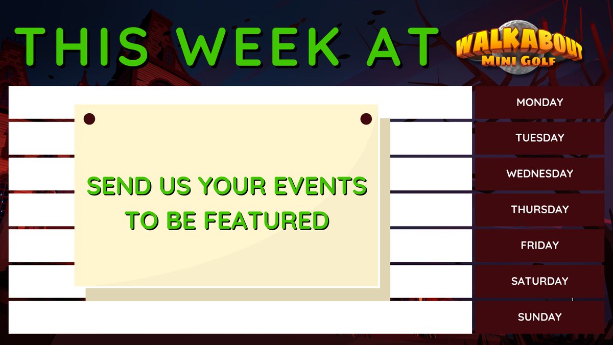 WalkaboutMG's tweet photo. Introducing #ThisWeekAtWalkabout. Come check out our ongoing sales, bundles, giveaways, IRL events, and more, shared weekly every Monday! Have an event we should know about? Share with us here: https://t.co/ebkr7Iu6E1 https://t.co/L3JYp8hjXy