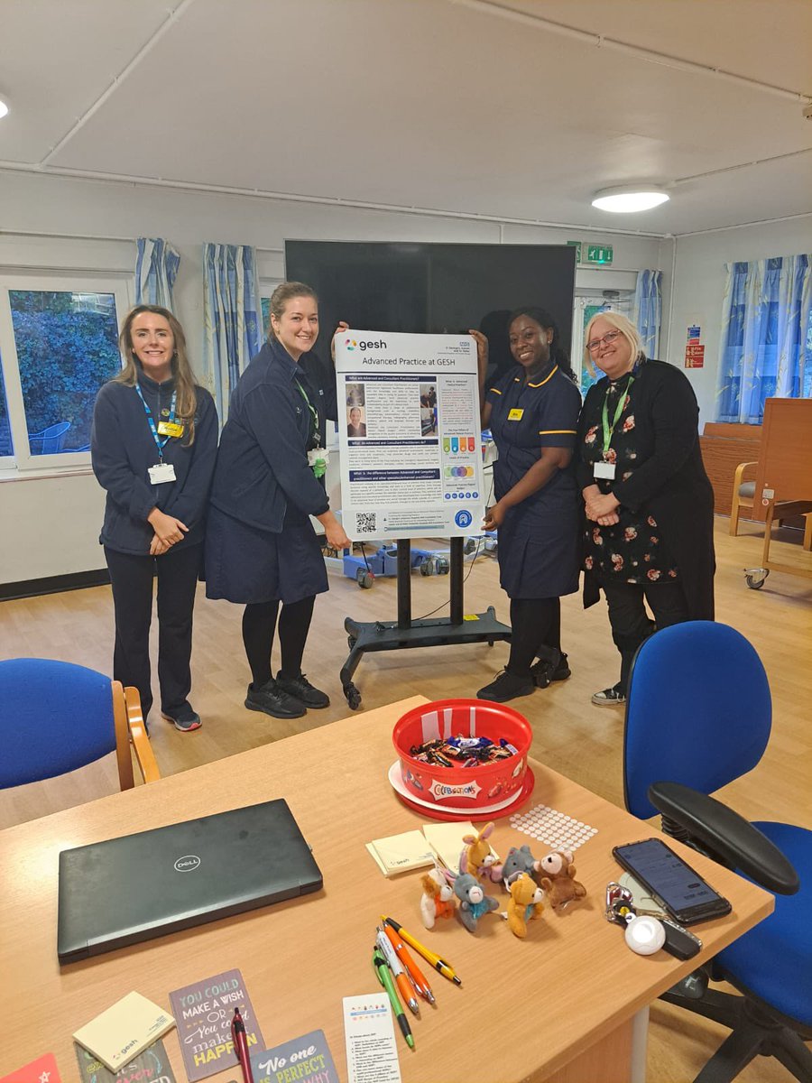 EsthAcp's tweet photo. Rounding up day one of #ACPweek #AdvancePracticeWeek with the pop up stands at Leatherhead Hospital! @SurreyDownsHC, @epsom_sthelier, @SuttonHandC! Tomorrow we have the webinar 12-2pm online via MSTeams. Don’t have the link? Contact us and we will send it! #FourPillars. https://t.co/eZM4fKsIB0