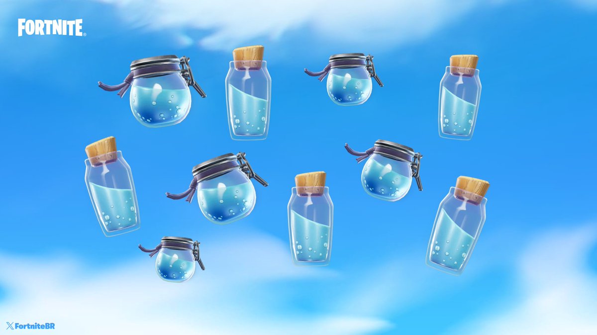 FortniteBR's tweet image. The drop rate for Shield Potions has been increased! #FortniteOG