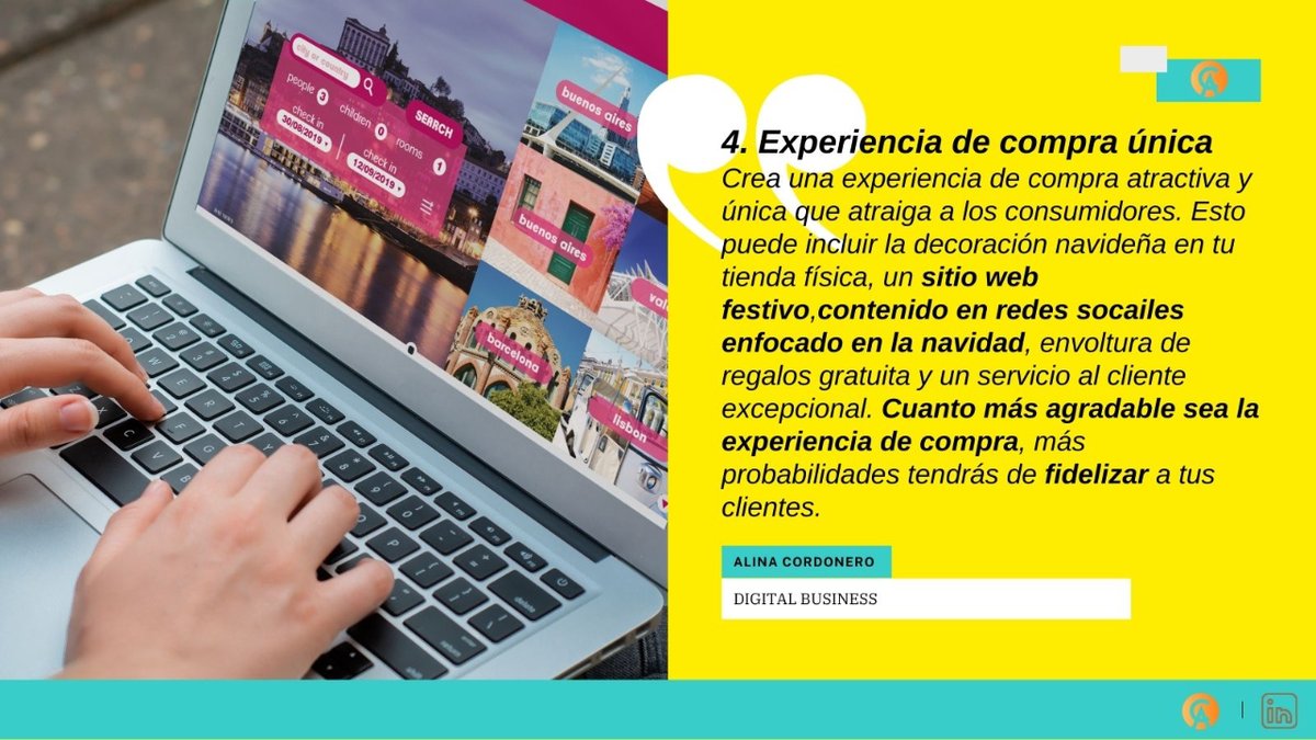 AlinaCordonero's tweet photo. ¡Prepara tu negocio para la Navidad! ✨
Planificación anticipada 🗓️ Marketing online, navideño, atractivo 🎄Ofertas creíbles y envío eficiente y envoltura de regalos 📦 Atención al cliente excepcional 👥Colaboraciones estratégicas 🤝 https://t.co/QcpvBgupkS