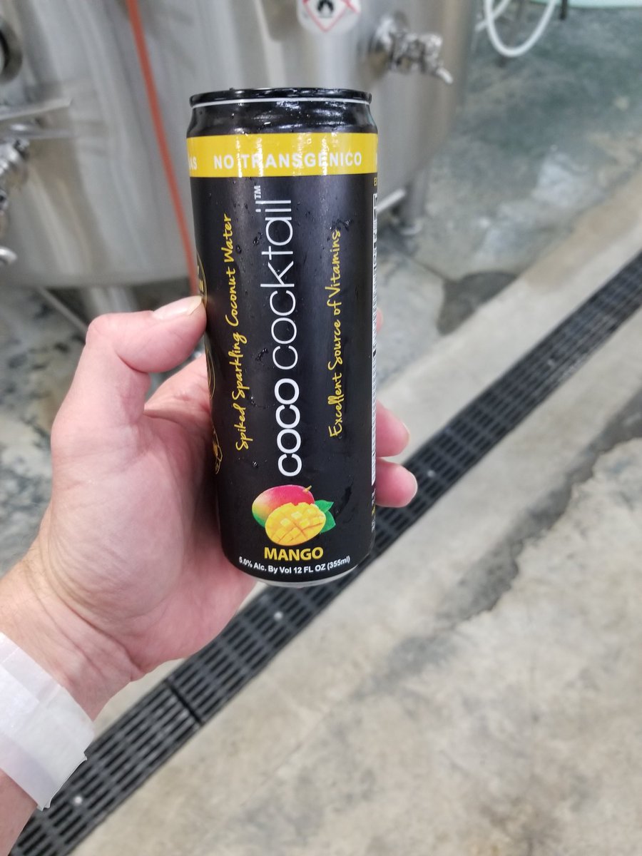 FranzTudor's tweet photo. #COCOCOCKTAIL Mango Fresh Off the production line. The alphonso mango puree just goes to another level. We are initiating South/Latin America export thus the spanish label. #BetterForYou #Alcohol #RTD #COCKTAIL @BevNETCraven @RosenZone @guhlo https://t.co/r6LFkzq4bq