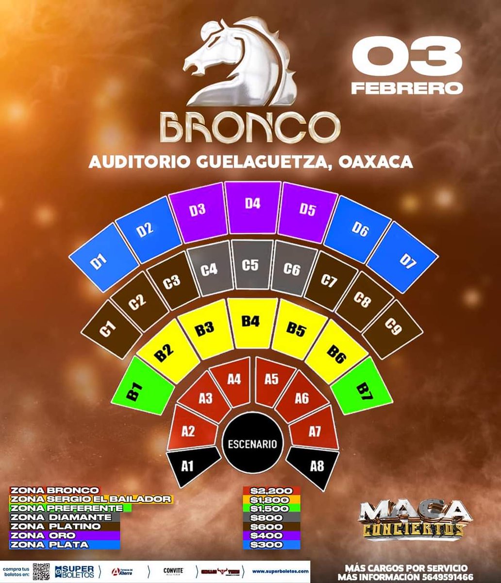 ViajaXOax's tweet photo. Precios oficiales para:

▪️¡#BRONCO EN OAXACA 🐴 ‼️

Boletos desde los $300 pesos.

Boletos a través de https://t.co/75BKxPrWjE,

🎟️ Chicago Tenis Sucursal Centro, Plaza Oaxaca y Plaza Del Valle 

▪️Bronco 🐴
▪️Auditorio Guelaguetza 🏟️
▪️3 de febrero #Oaxaca https://t.co/nhEXdbIxLW