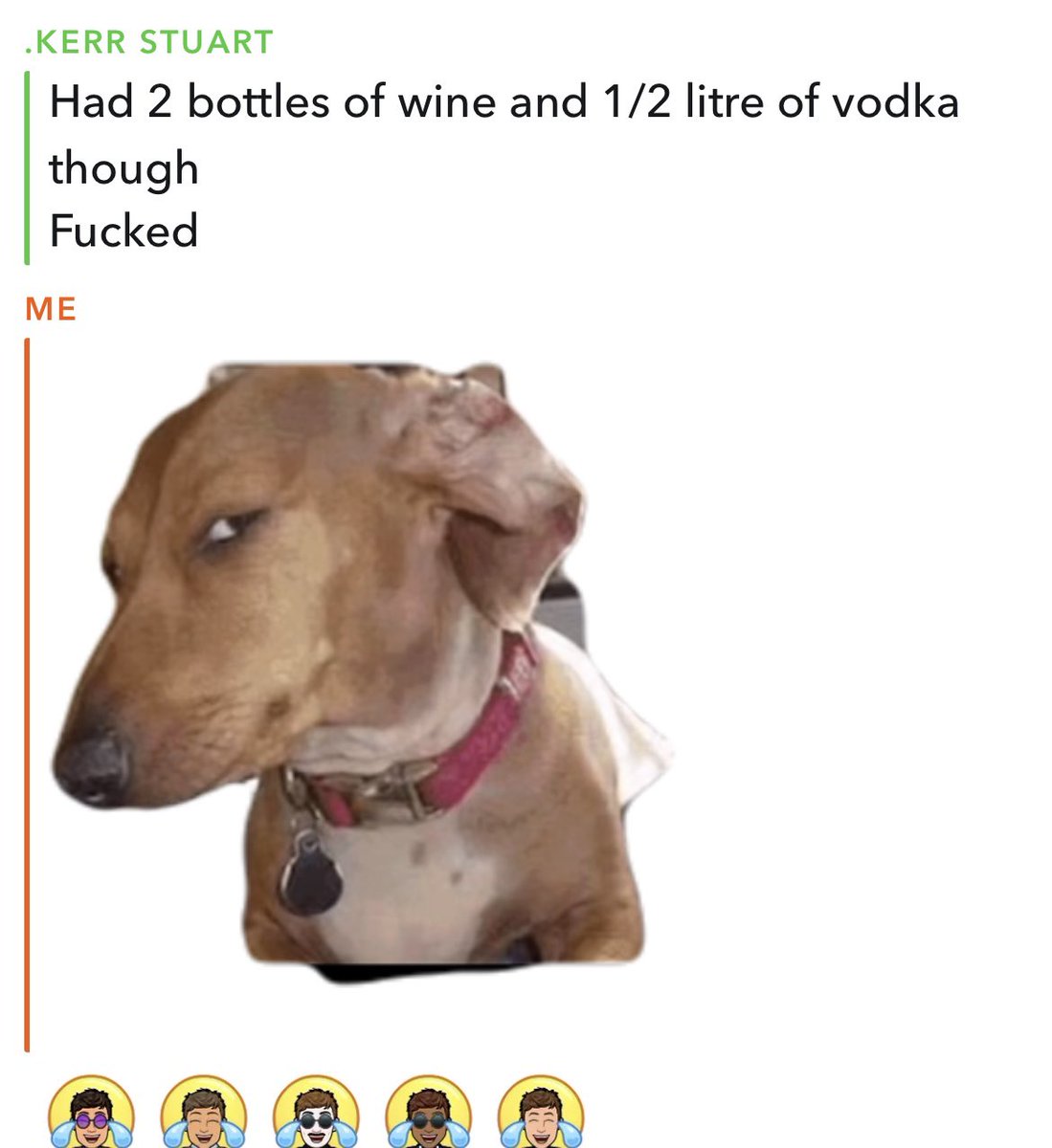 InterestingKerr's tweet image. Contrary to my previous tweet, it seems I actually drank two bottles of wine and 1/2 a bottle of vodka. It was a bad night to be a female in utopia, that’s for sure.😈