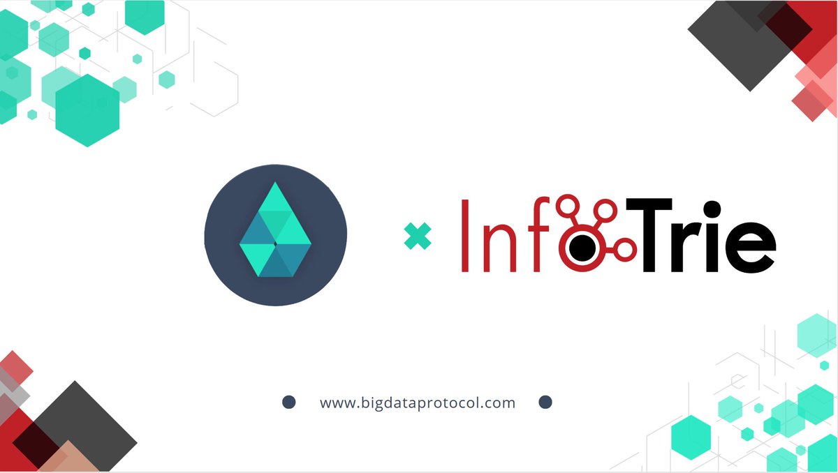 📢Announcement: welcome @InfoTrie to Big Data Protocol! We'll be showcasing some of their data products on the $BDP platform over the coming months. Data categories of focus: -Ecommerce Seller, SKU, Product-level data and Analytics -Consumer Ratings and Sentiment