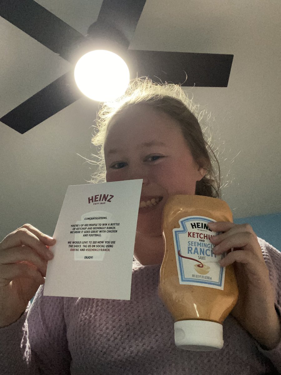dremilyjareau's tweet photo. Thanks besties @HeinzTweets #SeeminglyRanch 🤍 https://t.co/zKZWJJjKEs