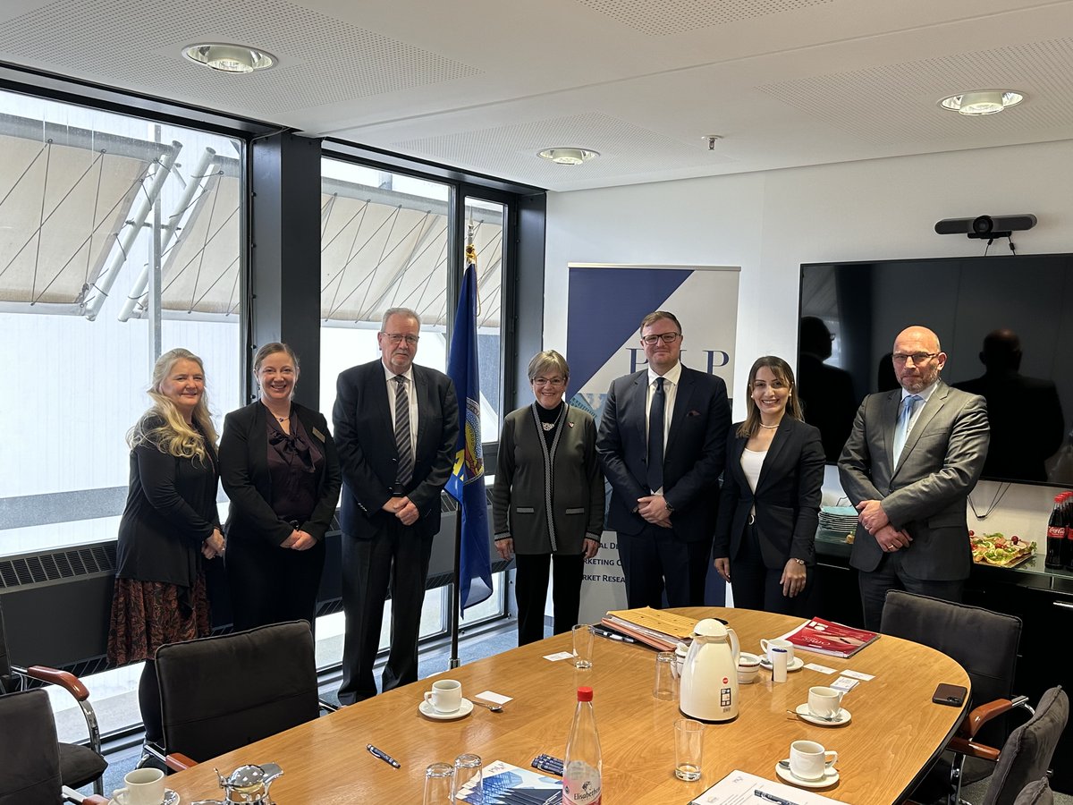 GovLauraKelly's tweet photo. Wrapping up my trip to Germany with @KansasCommerce and @kcchamber, I visited Merck KGaA and met with PM&amp;P, Kansas' new representatives in German-speaking Europe. I'm proud to continue building on our unprecedented economic development success with our partners abroad. https://t.co/BDsqbSwxJy