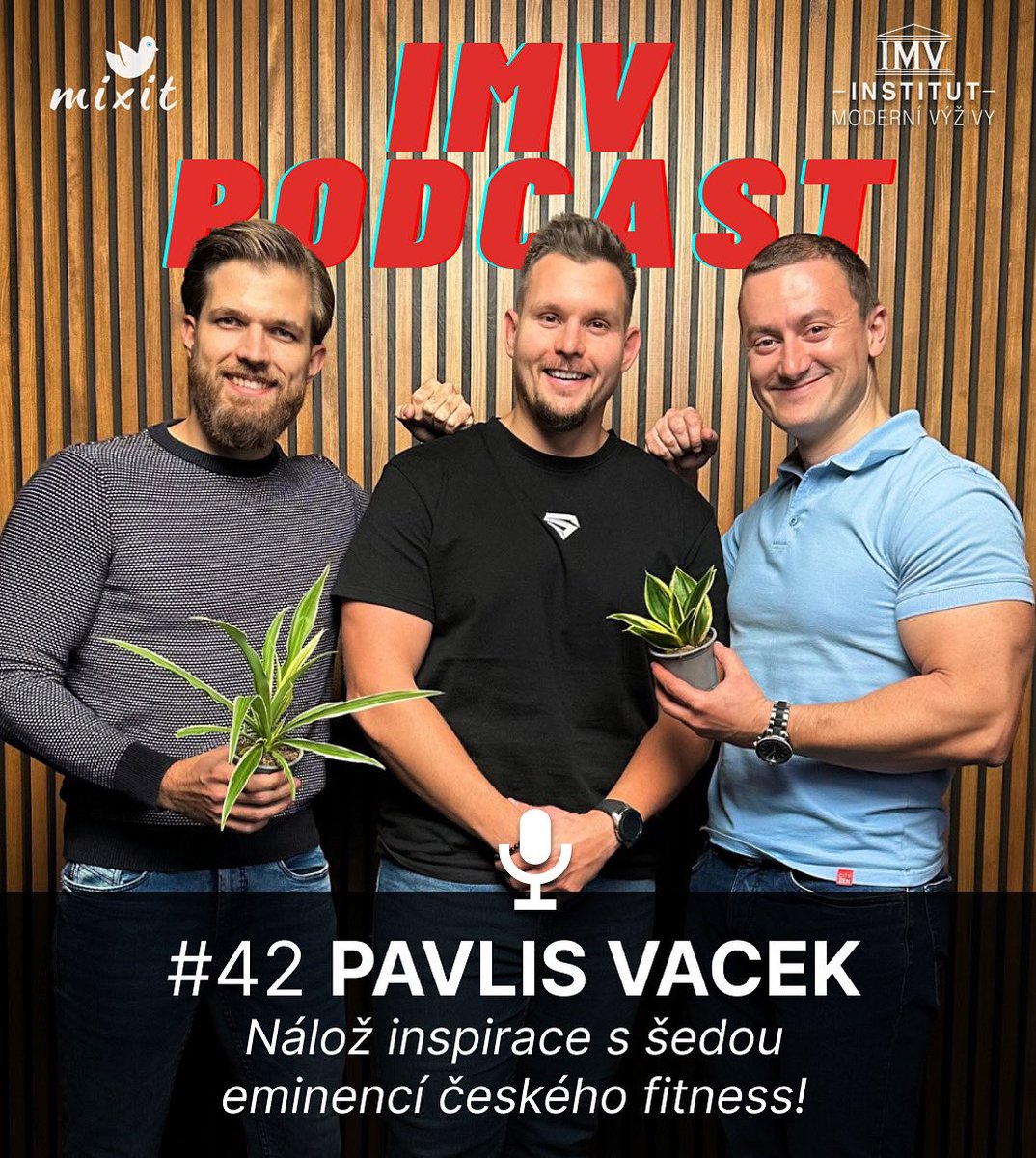 Milosval1's tweet photo. Nezapomeňte na nový díl IMV podcastu🎙️!
Byl to jeden z nejinspirativnějších dílů vůbec, tak si ho určitě dejte 👉
#IMVpodcast https://t.co/K0LzXFDeO5