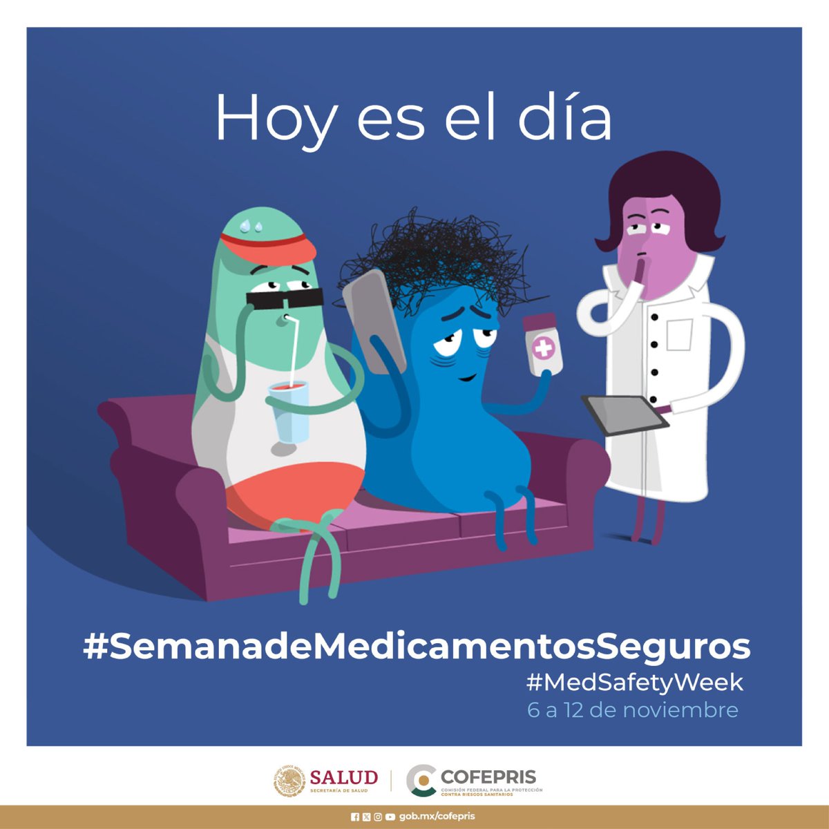 SaludGobPue's tweet image. Los efectos secundarios de los medicamentos pueden ser inesperados 🤒. Tú puedes ayudar para que sean más seguros, cuanta más información recopilemos, más rápido podremos actuar.
#MedSafetyWeek #Farmacovigilancia #eReporting