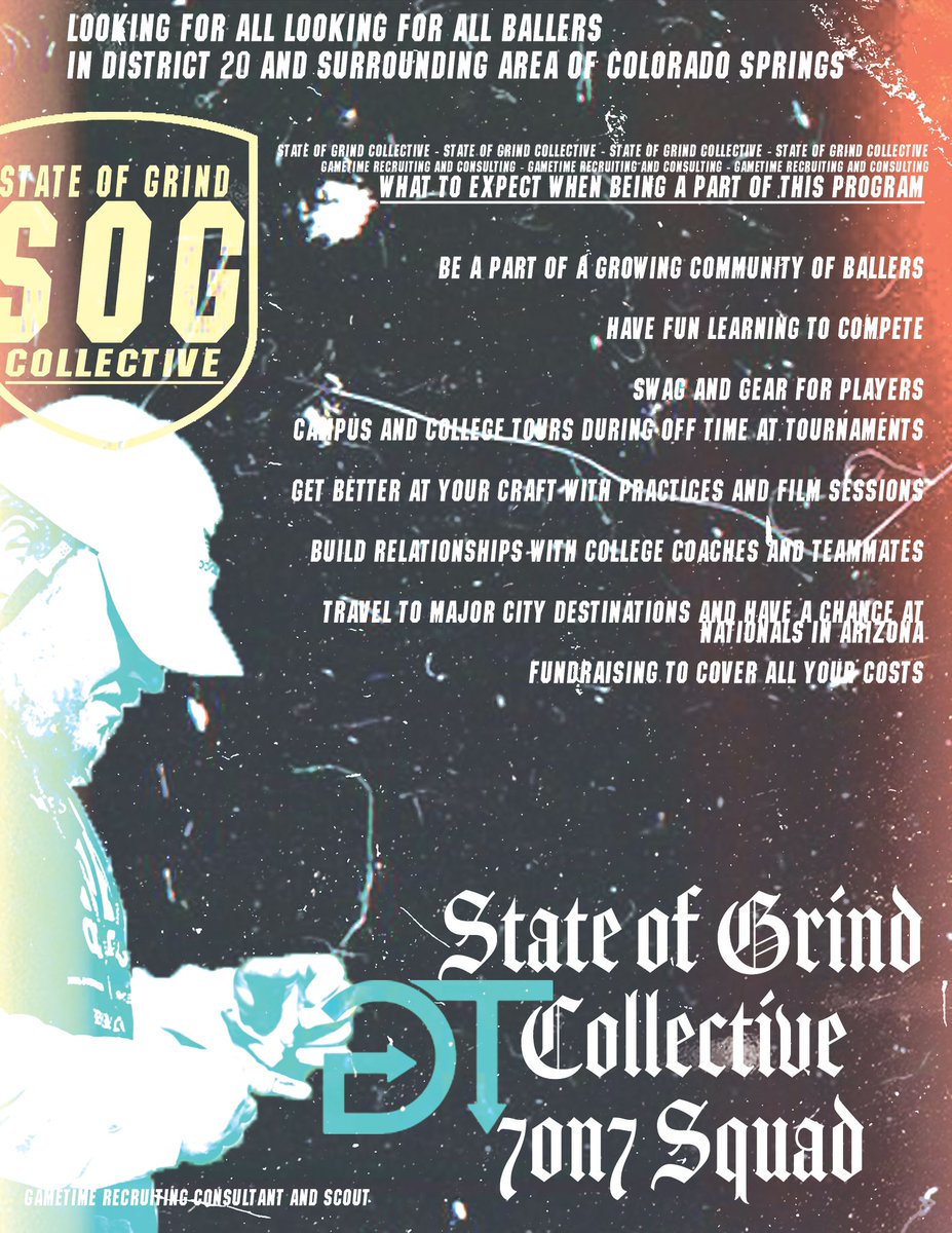 coach_grinde's tweet photo. Calling all ballers in our area! We are collectively putting together a Travel 7’s club team! If you’re interested in being a part of The Collective, fill out this form at this link! We will be fundraising for all costs! Let’s Grind! #StateOfGrind https://t.co/TEMHHHn4zV… https://t.co/QmWZb4exKF