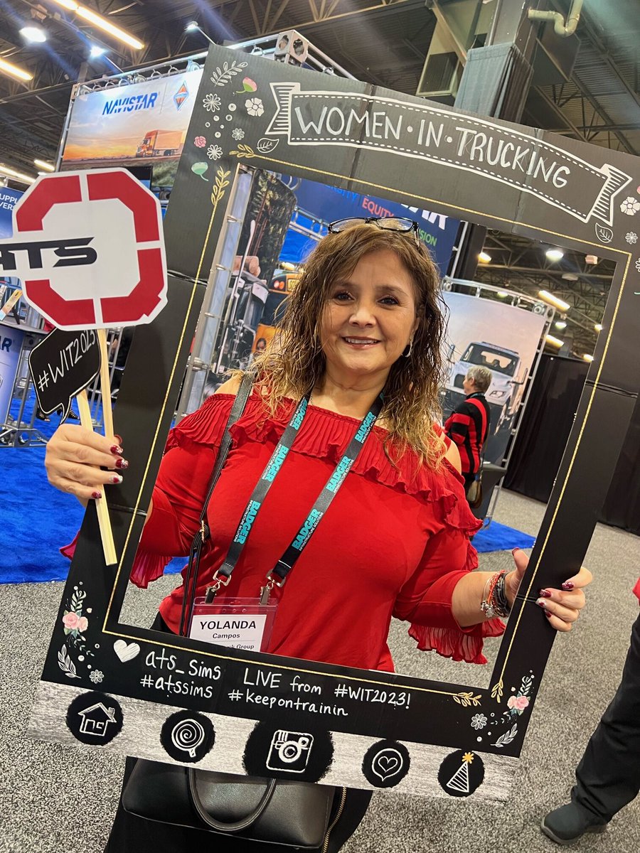 ATS_Sims's tweet photo. The #WIT2023 Accelerate! Conference &amp; Expo kicks off today and we are proud to be a part of this four day event! We are excited to meet all of the encredible #WomenInTrucking. Come by and say hi if you are at the conference. We would love to meet you. https://t.co/7Tc1wnTXbn