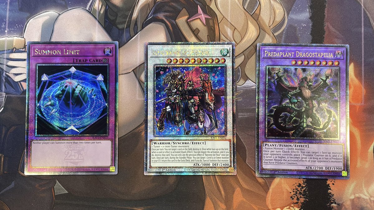 HoaXv1's tweet photo. @Jodds182 @Lampi_Ygo QCR Dragostapelia &amp; the Ulti Imperm are my favs https://t.co/meL5xjqezs