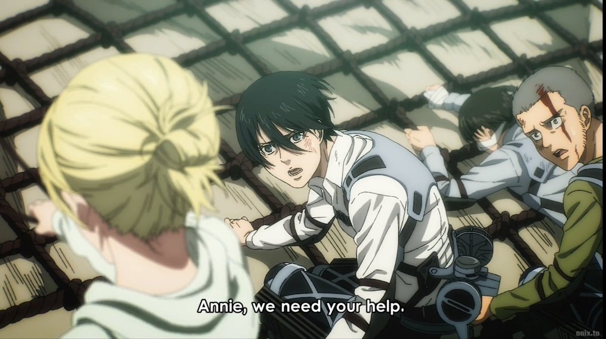 Connie in the background having a "When did this start?" moment 🫣😂

#AttackOnTitan #aruani