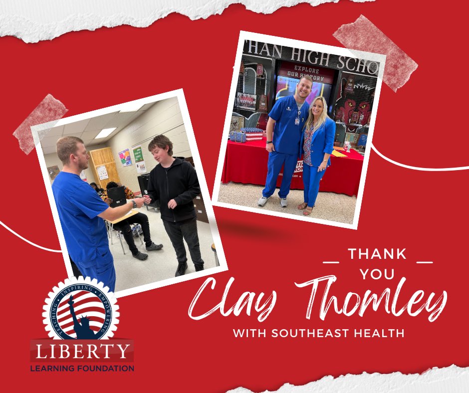 Our Citizen Promise program at Dothan High School partners area professionals like physical therapist Clay Thomley with ss.
🇺🇸🙌🏻🤩 #citizenpromise #TheFutureIsBright #libertylearningfoundation #alabama #NonProfit #civiceducation #financialliteracy #lifeskills #highschool