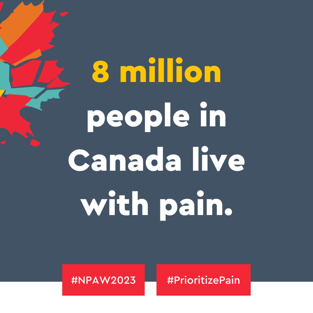 It’s National Pain Awareness Week. Did you know that pain is common in many conditions, from cancer to arthritis, as well as other illnesses?

#NPAW2023 #PrioritizePain

🧵[1/2]