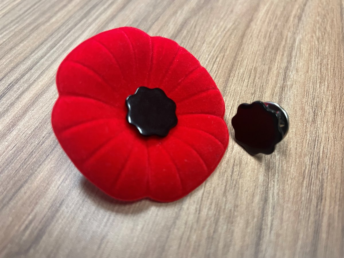 How should you wear your #Poppy?

The Poppy should be worn with respect on your left side, over your heart. And to ensure that your Poppy stays affixed to your lapel, you can secure it with a Poppy centre pin.
