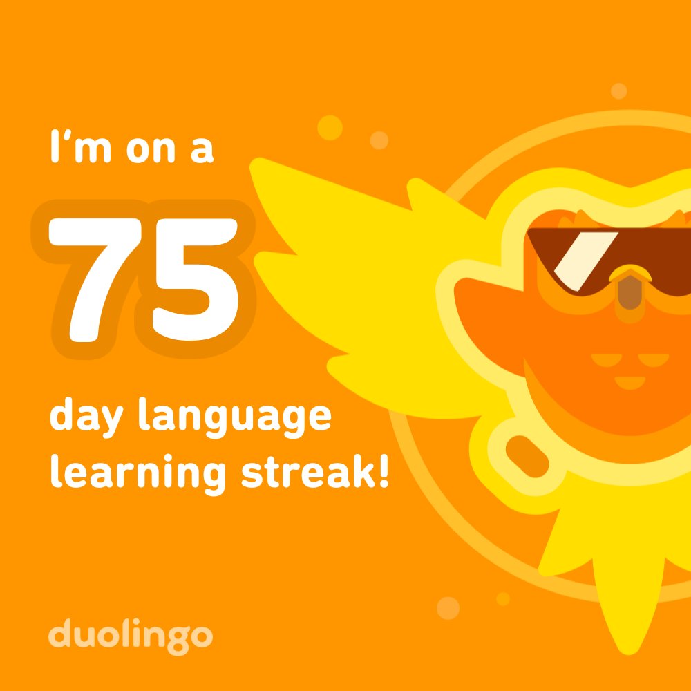 Learn a language with me for free! Duolingo is fun, and proven to work. Here’s my invite link: invite.duolingo.com/BDHTZTB5CWWKSV…