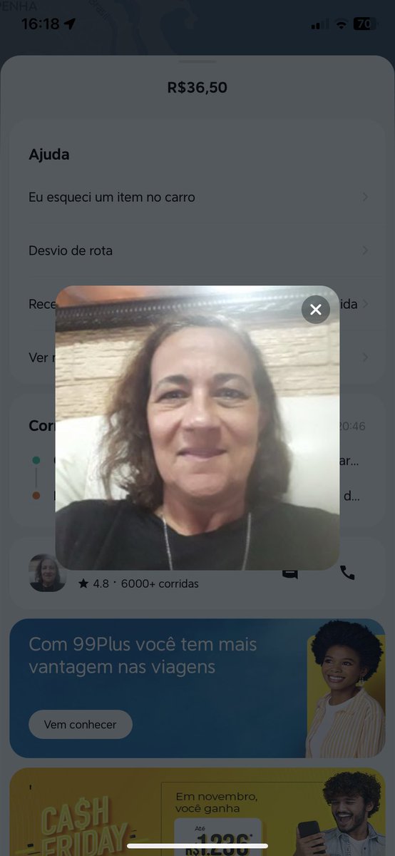 _lulucasbrum's tweet photo. GENTE ATENÇÃO!!! cuidado com essa motorista do 99 com de Maria… ela termina a corrida, bota como se vc não tivesse pago e coloca o valor pendente pra próxima corrida!!! #99app https://t.co/PCjIdCANo6