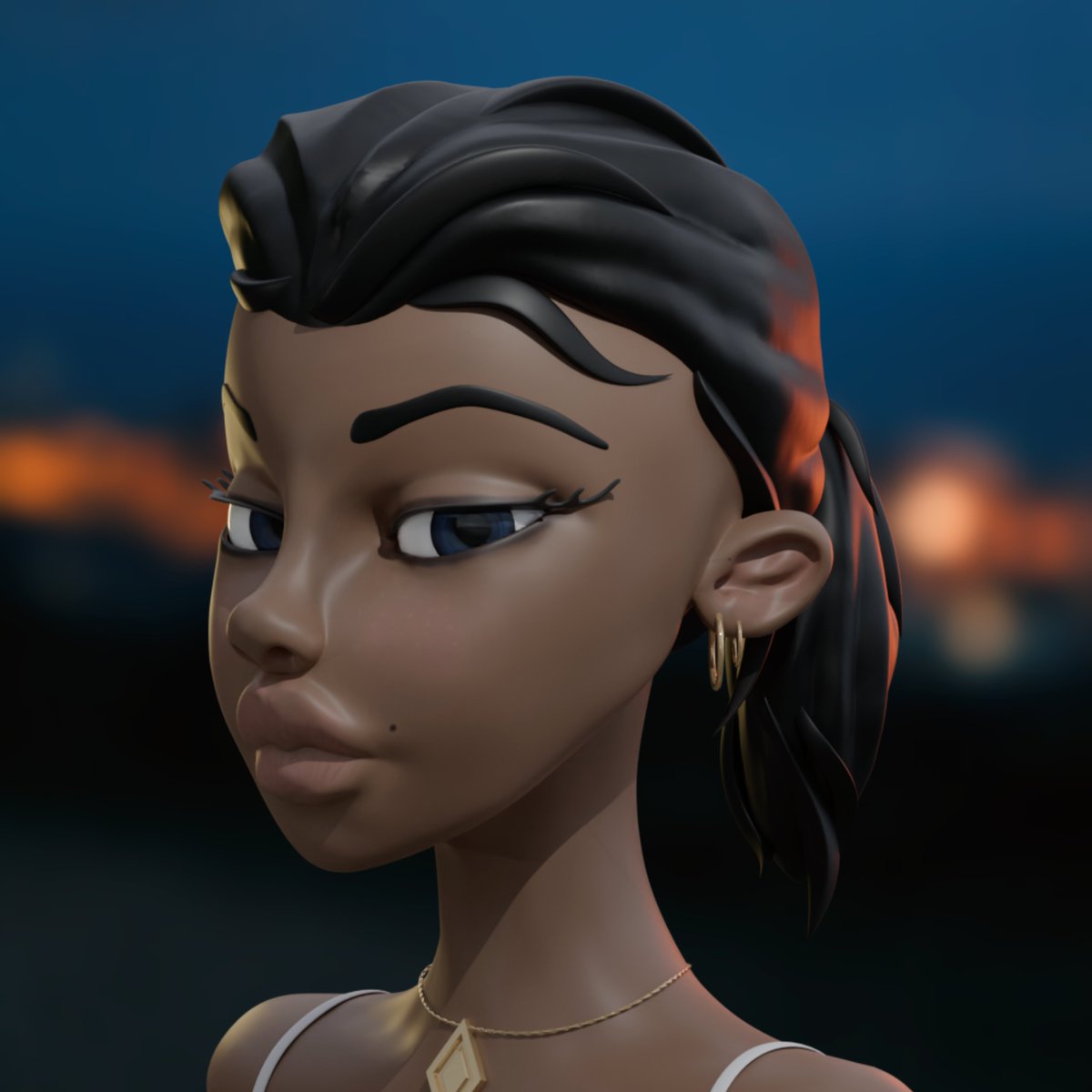 Modellediğim ilk karakterim
Adı ne olmalı sizce?

Tavsiye ve eleştirilere her zaman açığım

The first character I modeled
What do you think her name should be?

#character #blender #3D #3DModel #modeling