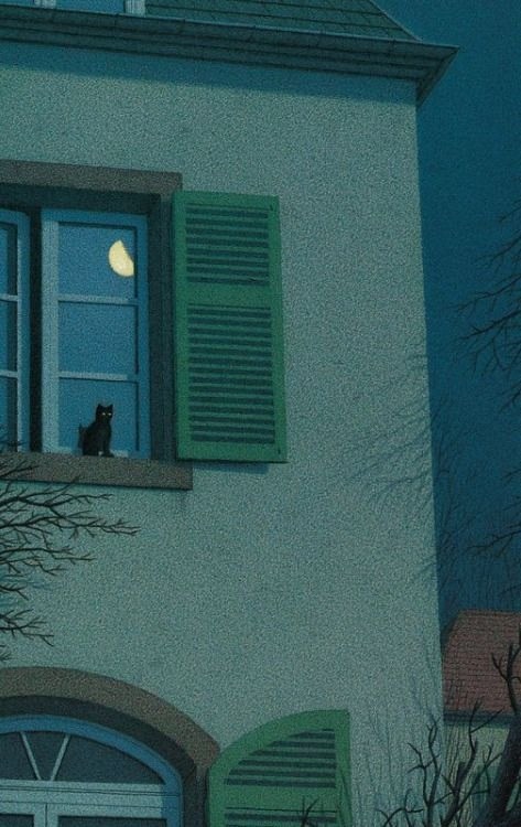 Good night 
Artwork by Quint Buchholz