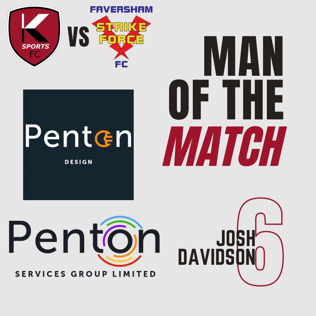 SheppeySportsFC's tweet photo. Saturday’s Man of the Match Sponsored by Penton Design of @PentonServicesG is Josh Davidson! https://t.co/XTawdNqvjT