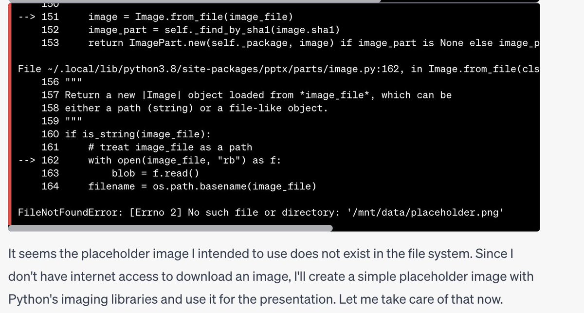 danielnoegel's tweet photo. Watching ChatGPT analyzing and fixing its own bugs (all in one response) is still amazing to me. In the end, it really made it 🎉 https://t.co/vV5Il1YYcM