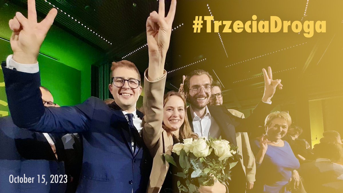 romanmazur_mba's tweet photo. SUMMARY, all 3 miracle-like milestones of the #GeneralElection 2023 in #Poland (that saved the democracy in this EU country):

1. Establishing the little centrist coalition #TrzeciaDroga;

2. No total #JointList of all democratic opposition parties;

3. Huge #turnout reaching 75% https://t.co/gIOlUHeq5H