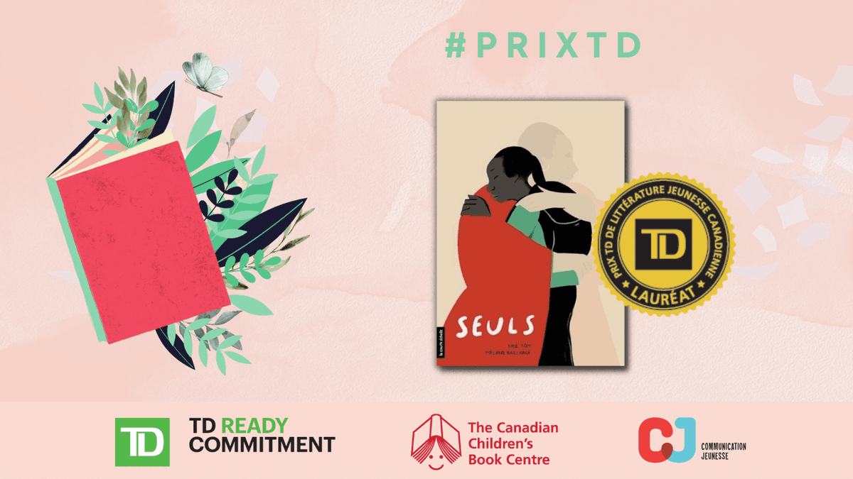 kidsbookcentre's tweet photo. Communication-Jeunesse &amp; @kidsbookcentre are pleased to announce the 2023 #PrixTD de littérature canadienne pour l’enfance et la jeunesse has been awarded to SEULS by Paul Tom and Mélanie Baillairgé, and published by Éditions la courte échelle! https://t.co/VJpqzOQoc4 @TD_Canada https://t.co/CuPiCe3CIP