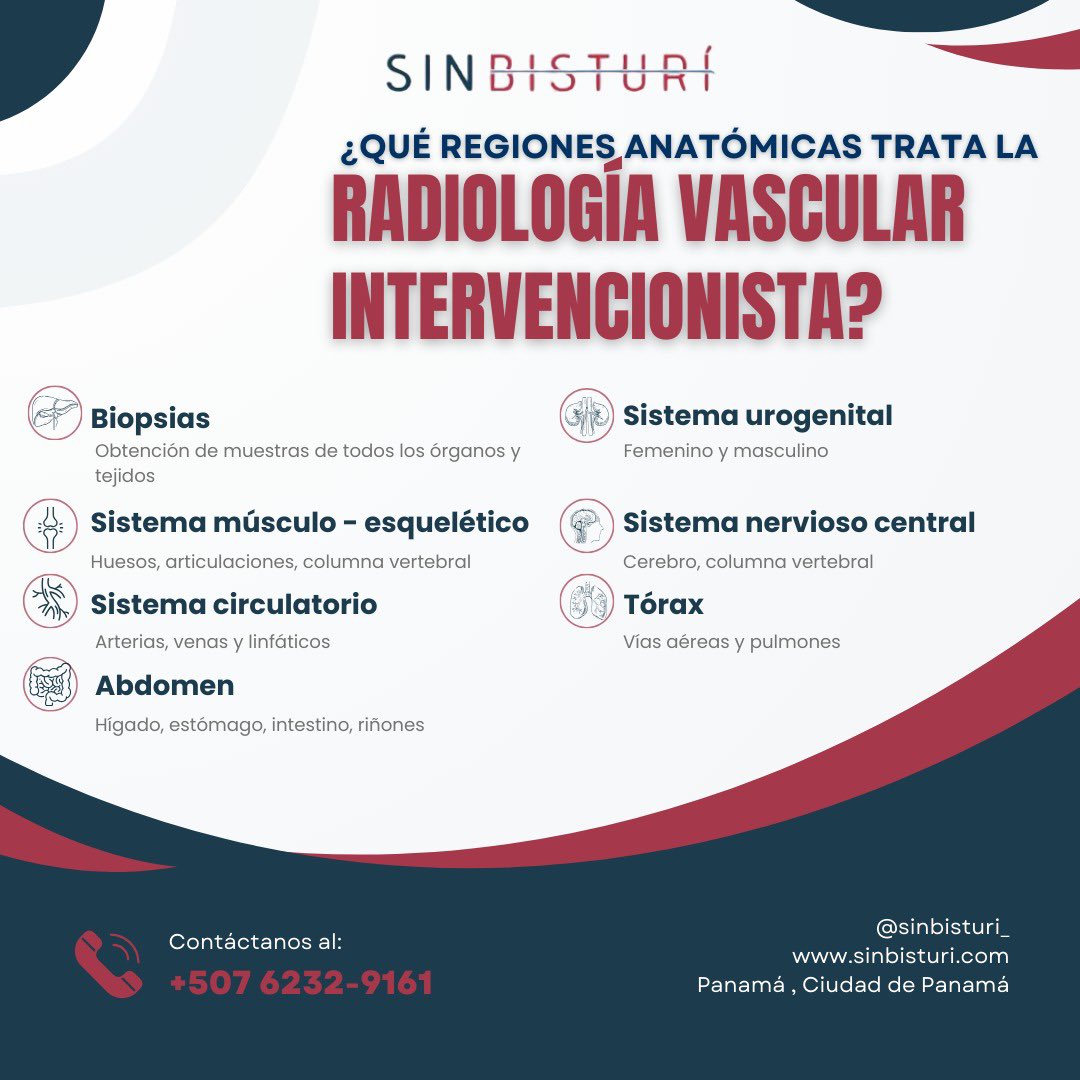 Los radiólogos intervencionistas son pioneros en este tipo de procedimientos seguros y de alta eficacia y han establecido los estándares vigentes para los procedimientos mínimamente invasivos.